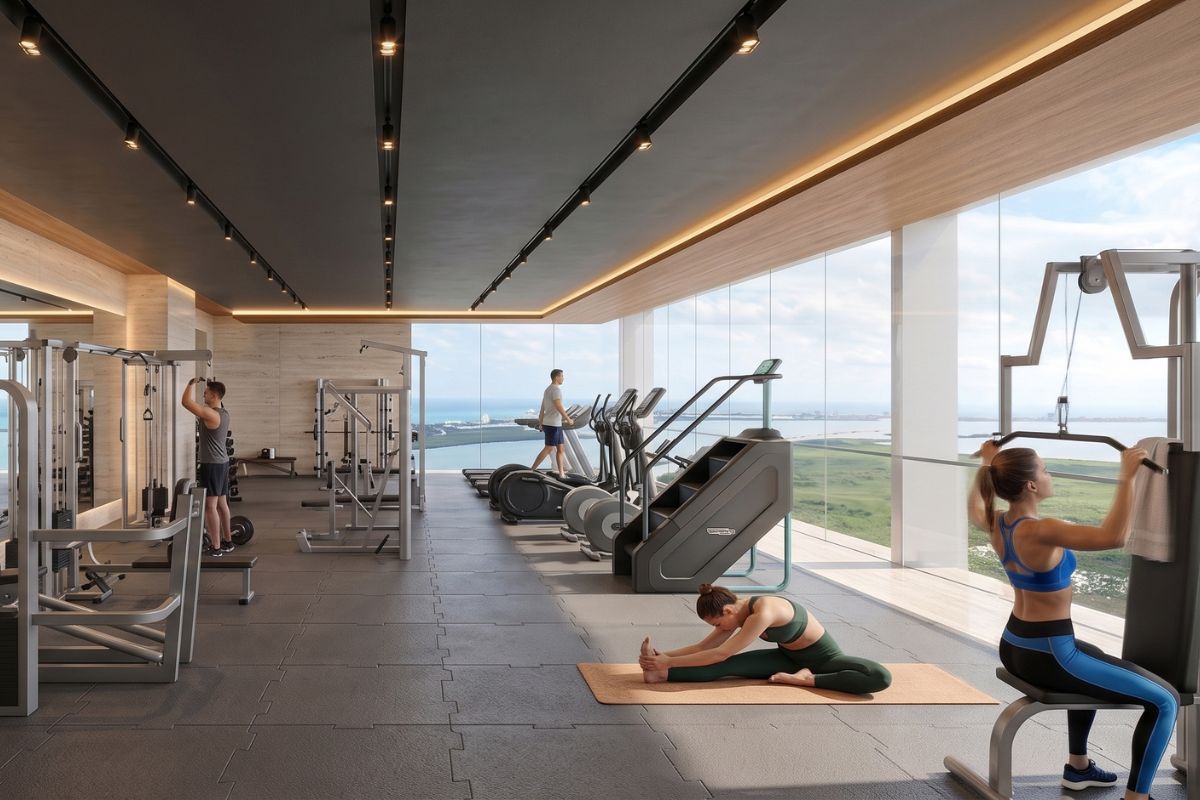 Gimnasio Gimnasio de Torre Residencial & Hotel Hilton